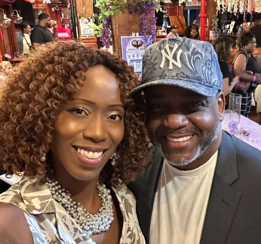 Two supporters together at the Gift of Life Fundraiser