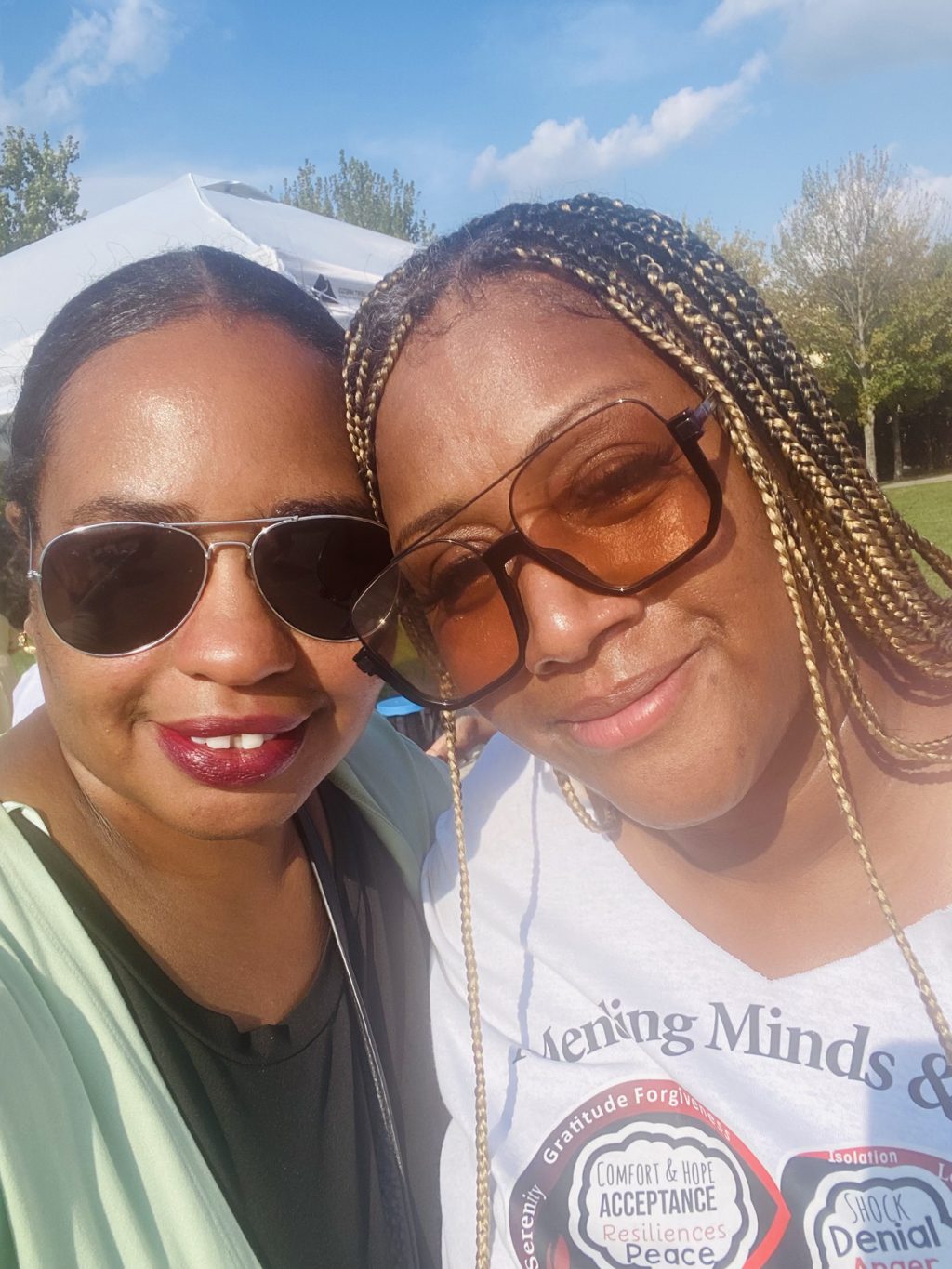 Smiling attendees at the Mending Minds & Hearts National Night event